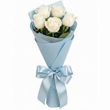 Букет 5 Белых роз Проуд #REPLACE_PRED# Молчаново