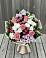Букет цветов из: Альстромерии, Гвоздики, Розы и Хризантемы в Молчаново