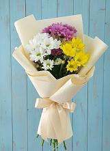 Букет цветов из:  Хризантемы в Молчаново