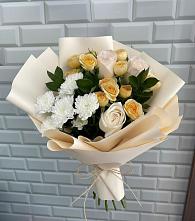 Букет цветов из:  Розы и Хризантемы #REPLACE_PRED# Молчаново