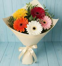 Букет цветов из:  Герберы в Молчаново
