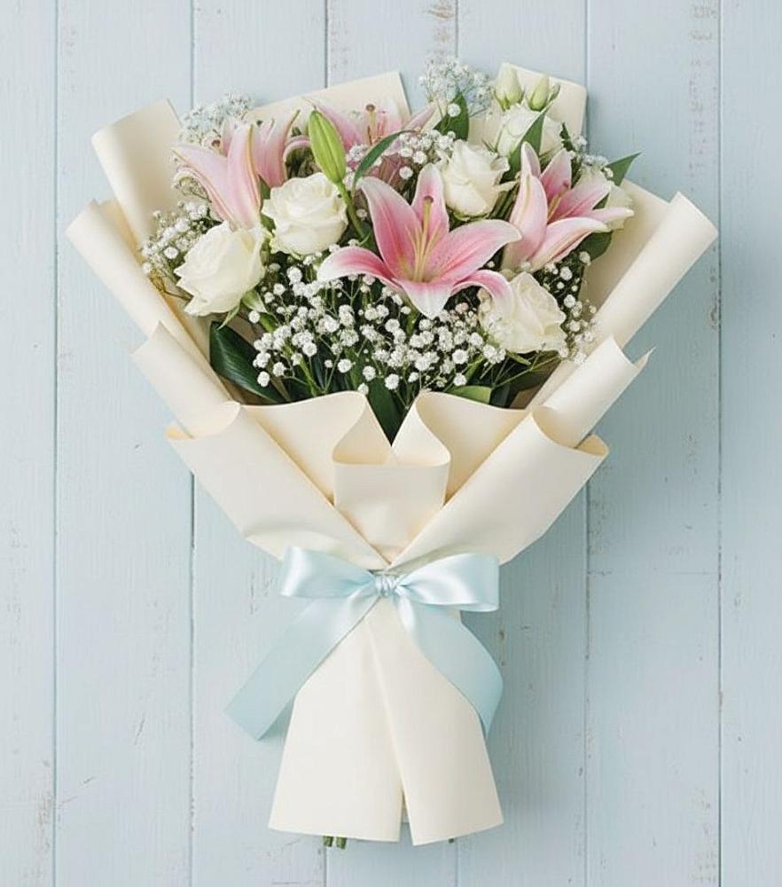 Букет цветов из: Лилии в Молчаново