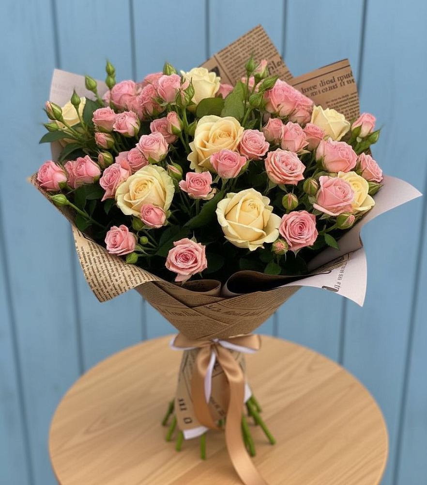 Букет цветов из: Розы в Молчаново