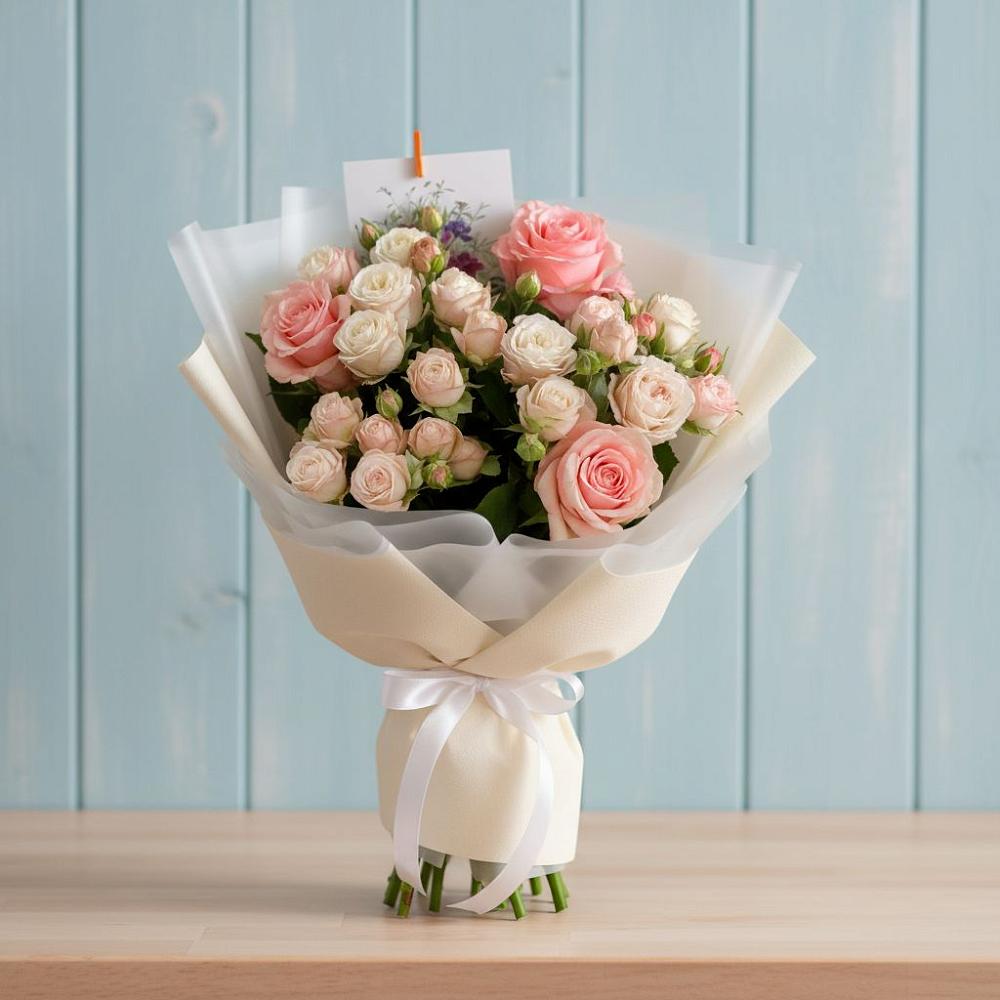 Букет цветов из: Розы в Молчаново