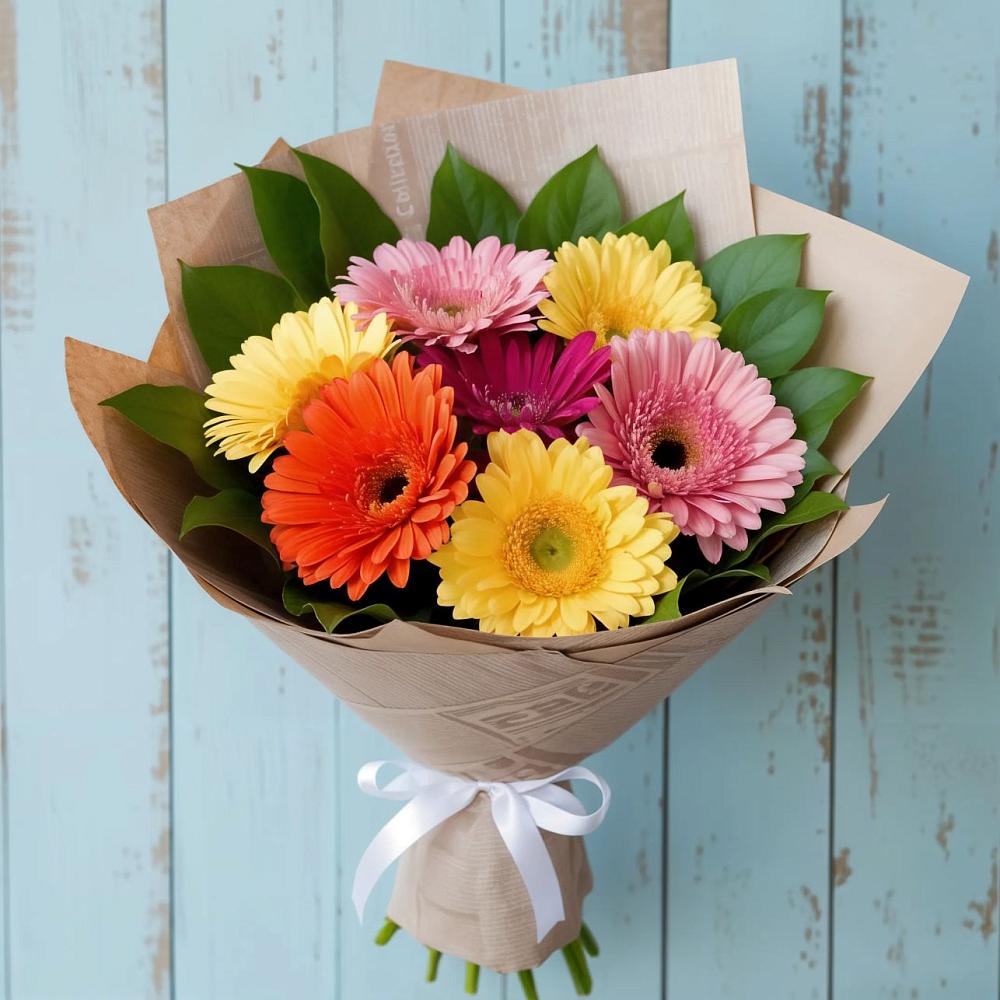 Букет цветов из: Герберы в Молчаново