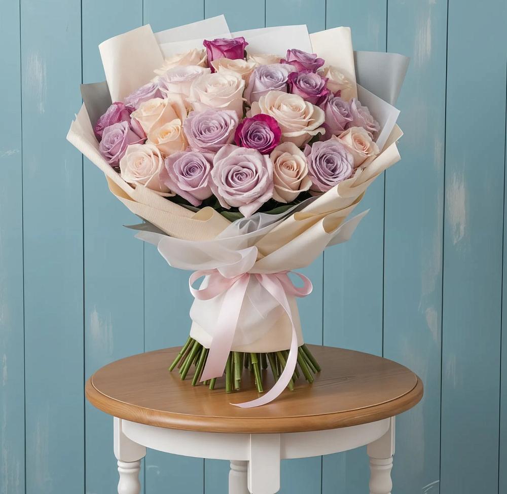 Букет цветов из: Розы в Молчаново