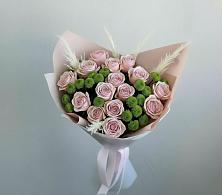 Букет цветов из:  Розы и Хризантемы в Молчаново