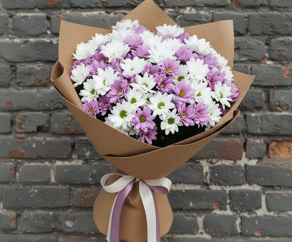 Букет цветов из: Хризантемы в Молчаново