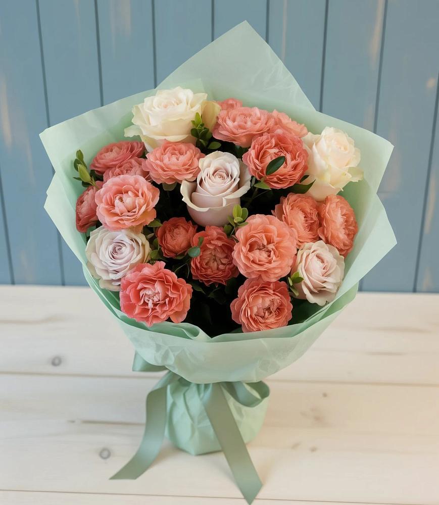 Букет цветов из: Розы в Молчаново