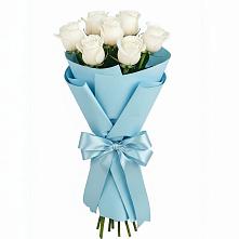 Букет 7 белых роз Проуд #REPLACE_PRED# Молчаново