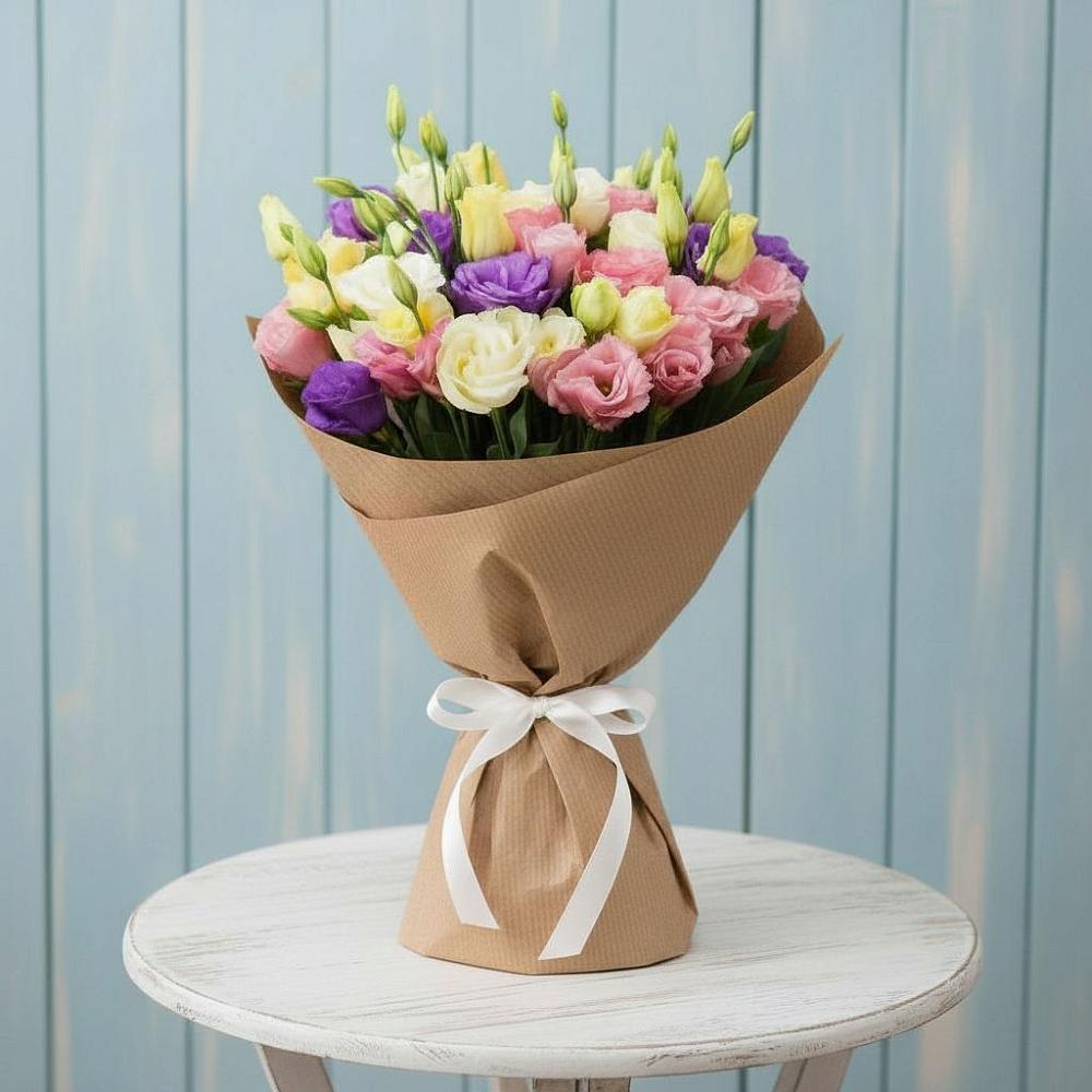 Букет цветов из: Лизиантусы в Молчаново