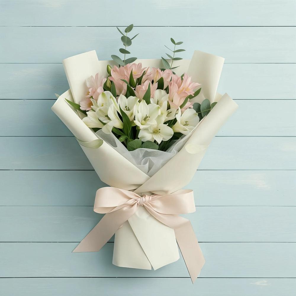 Букет цветов из: Альстромерии в Молчаново