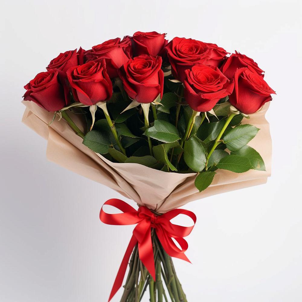 Букет 11 Красных роз Эдлесс Лав в Молчаново